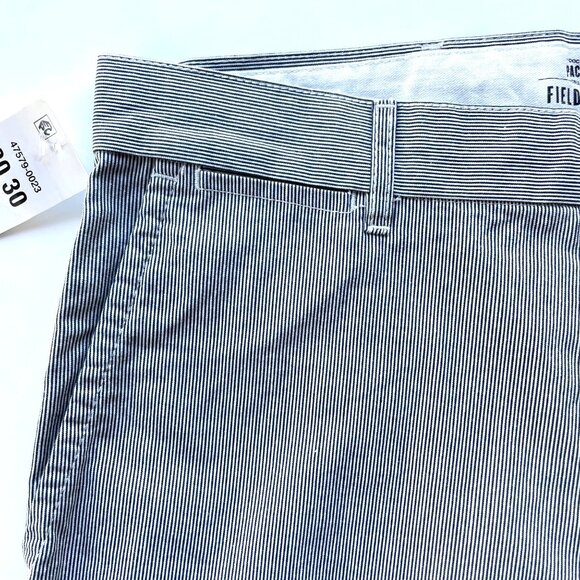 Dockers Pacific Field Khaki Classic Fit Flat Front Pants 30x30 Striped Casual - Picture 10 of 12